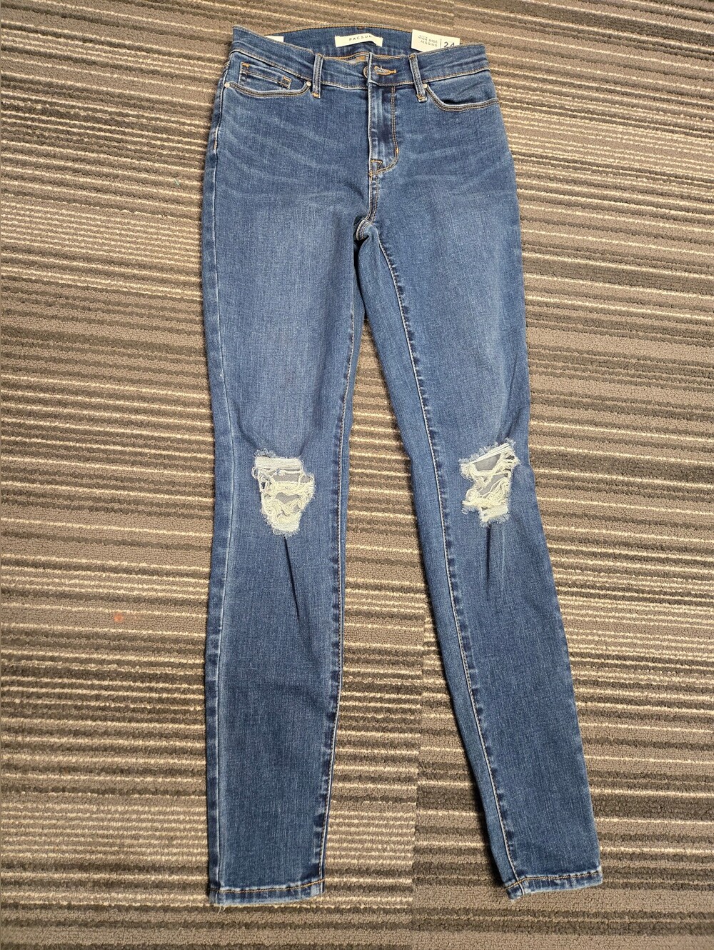 PacSun Distressed High Rise Jeggings Sz 24